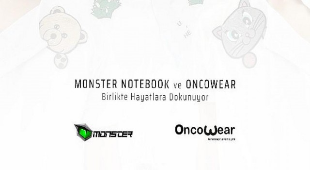 Monster Notebook, kanserle mücadele eden çocuklara OncoWear’ın “p-shirt”leriyle destek oluyor!