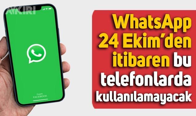 WhatsApp, 24 Ekim’den itibaren bu telefonlarda kullanılamayacak – Teknoloji – Ulusal24.com