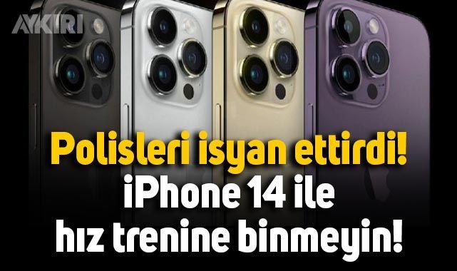 Polisleri isyan ettiren özellik: iPhone 14 ile hız trenine binmeyin! – Teknoloji