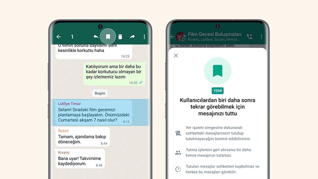 WhatsApp’tan yeni özellik: Artık mesajları saklayabileceksiniz – Teknoloji