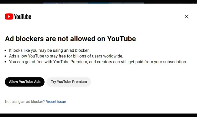 YouTube’dan reklam engelleyici kullananlara kötü haber – Teknoloji